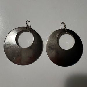 Fun silver earrings